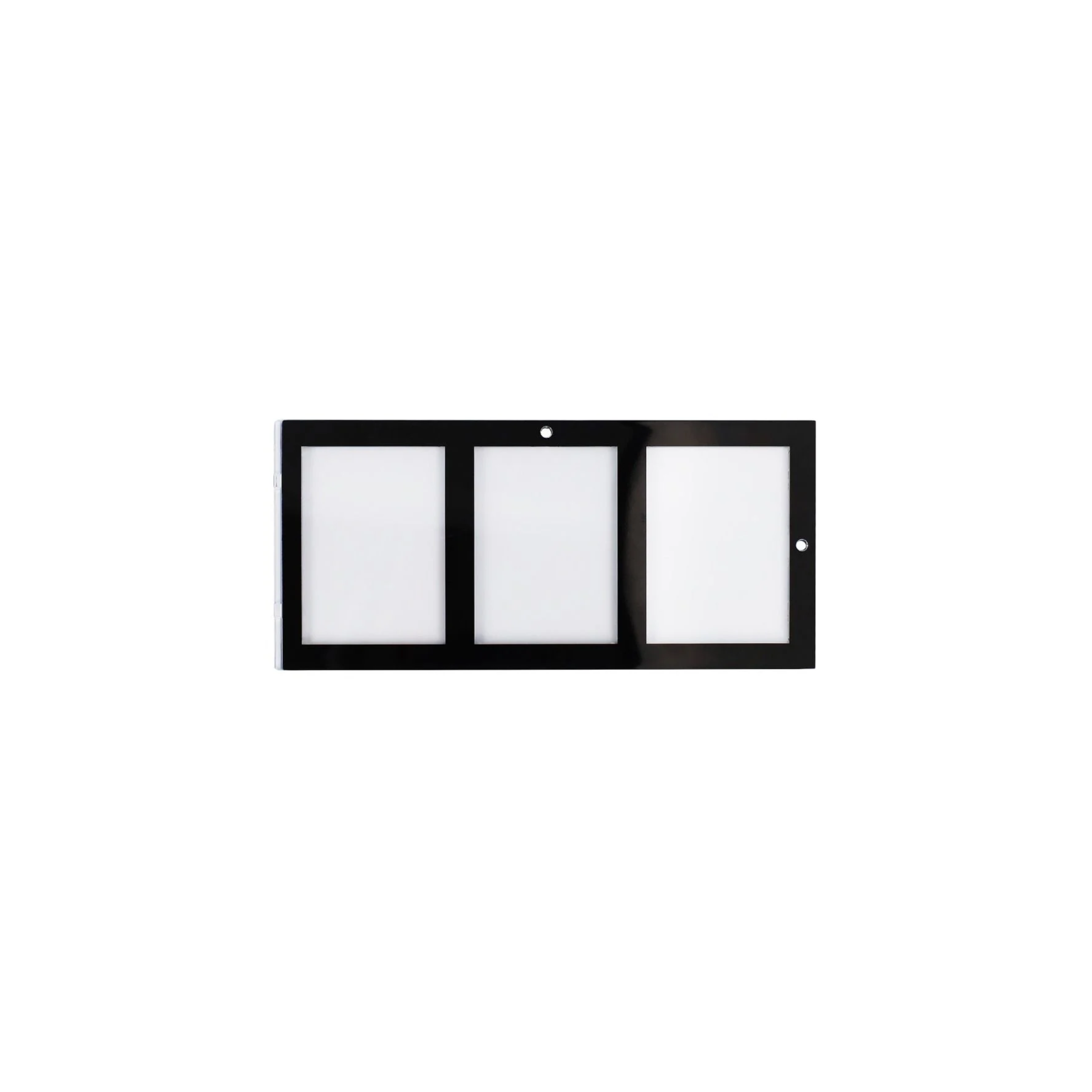 Screwdown 3-Card Holder - 35 PT. Black Border