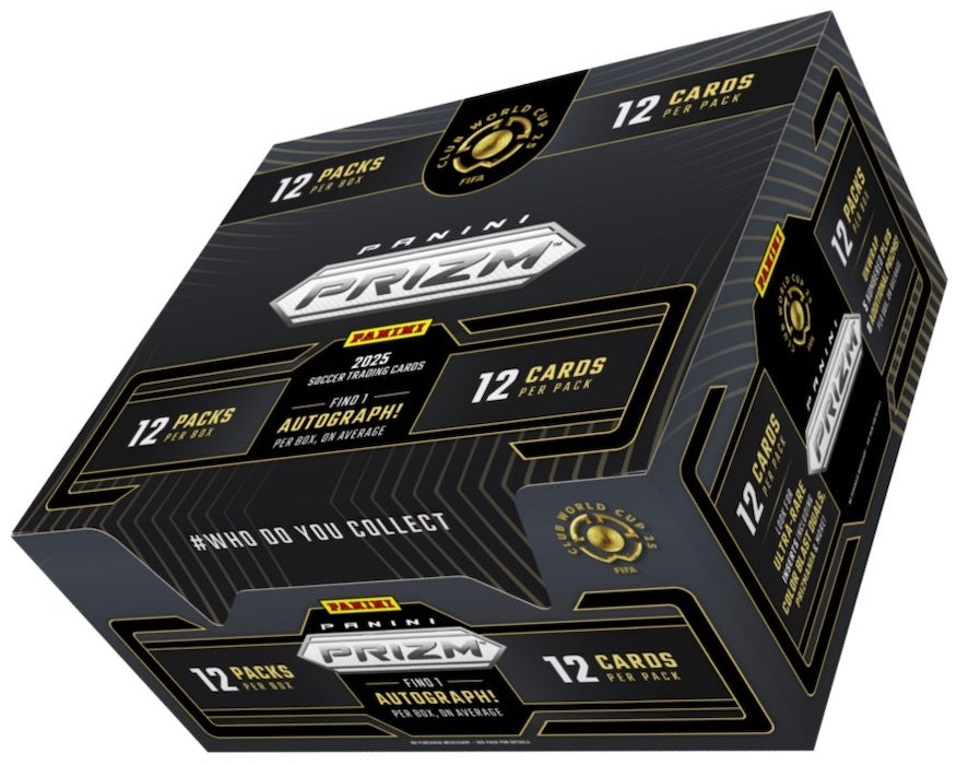 2025 Panini Prizm FIFA Club World Cup Soccer Hobby 12 Box Case