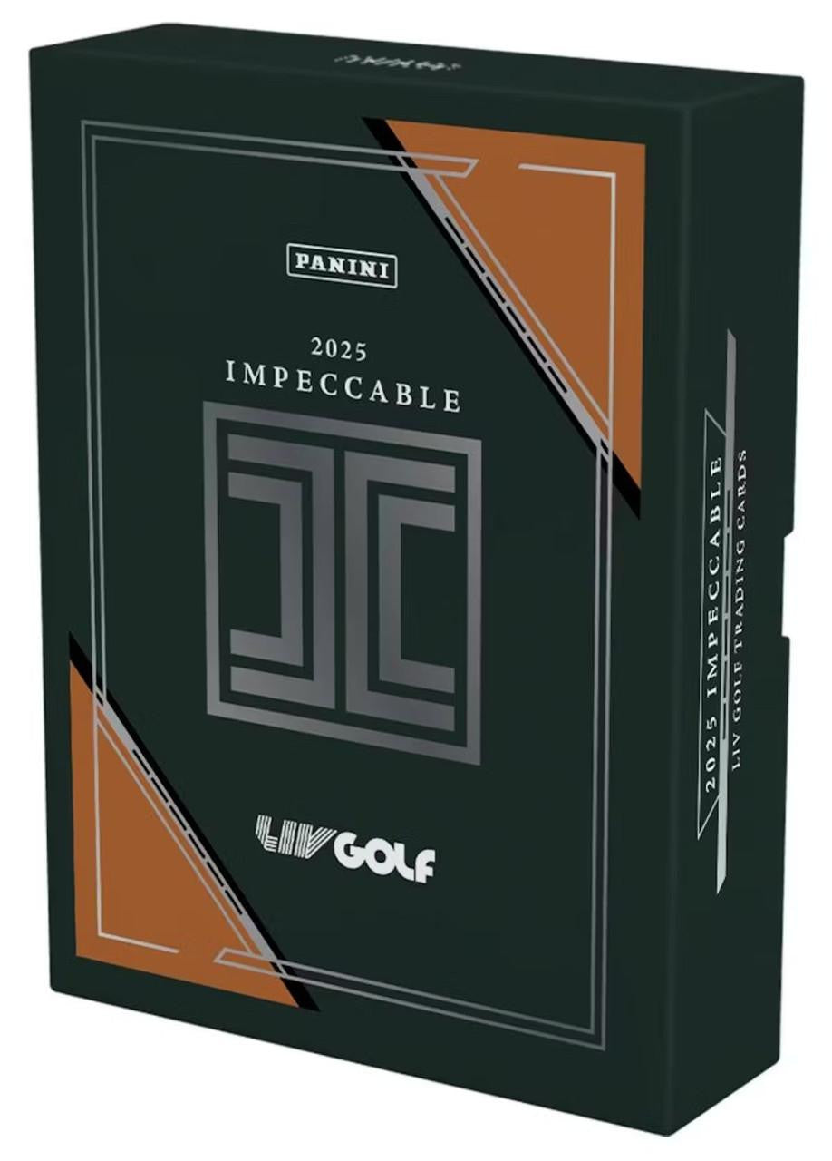 2025 Panini Impeccable LIV Golf Hobby 3 Box Case