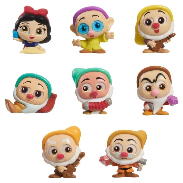 Disney Doorables Collection Peek Snow White and the Seven Dwarves Mystery Figure 8-Pack