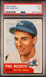 Phil Rizzuto 1953 Topps #114 PSA 5