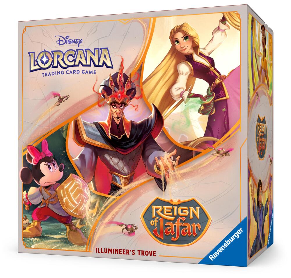 Disney Lorcana Reign of Jafar Illumineer's Trove 4 Box Case
