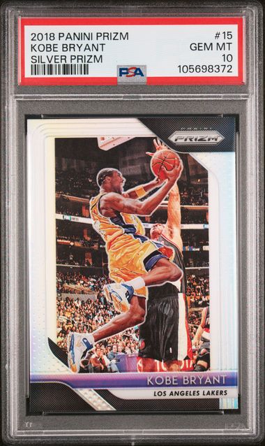 Kobe Bryant 2018 Panini Prizm Silver Prizm PSA 10