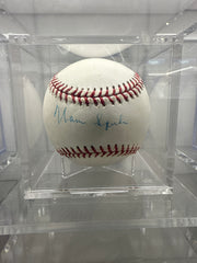 Warren Spahn National League Signed Baseball w/COA