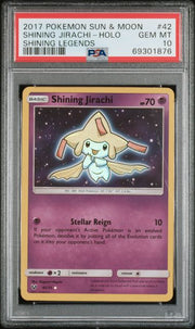 Shining Jirachi Pokémon Shining Legends Holo #42/73 PSA 10