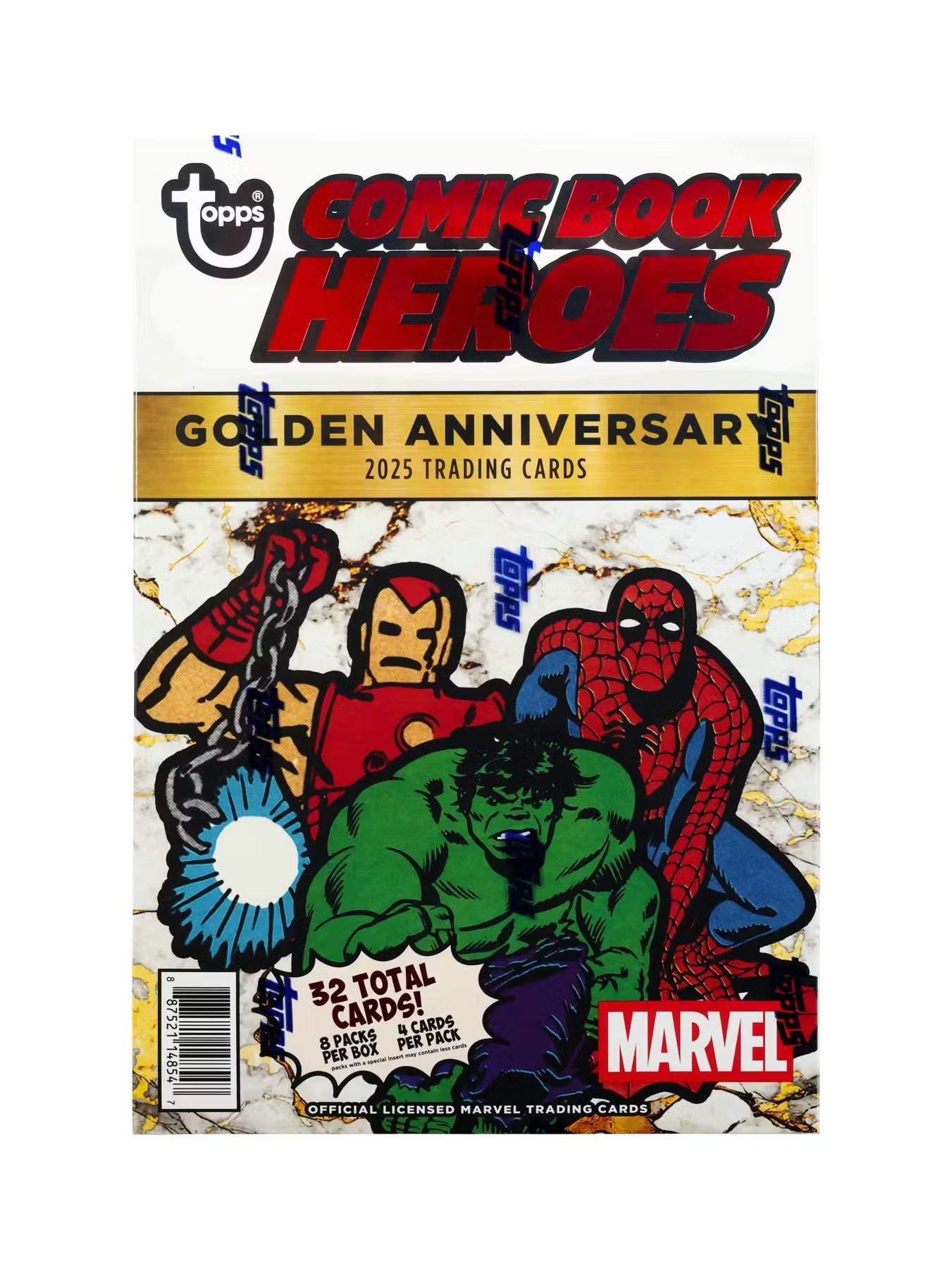 2025 Marvel Comic Book Heroes 1975 Golden Anniversary Hobby Box