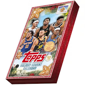 2025-26 Topps Basketball Holiday Countdown Calander 8 Box Case