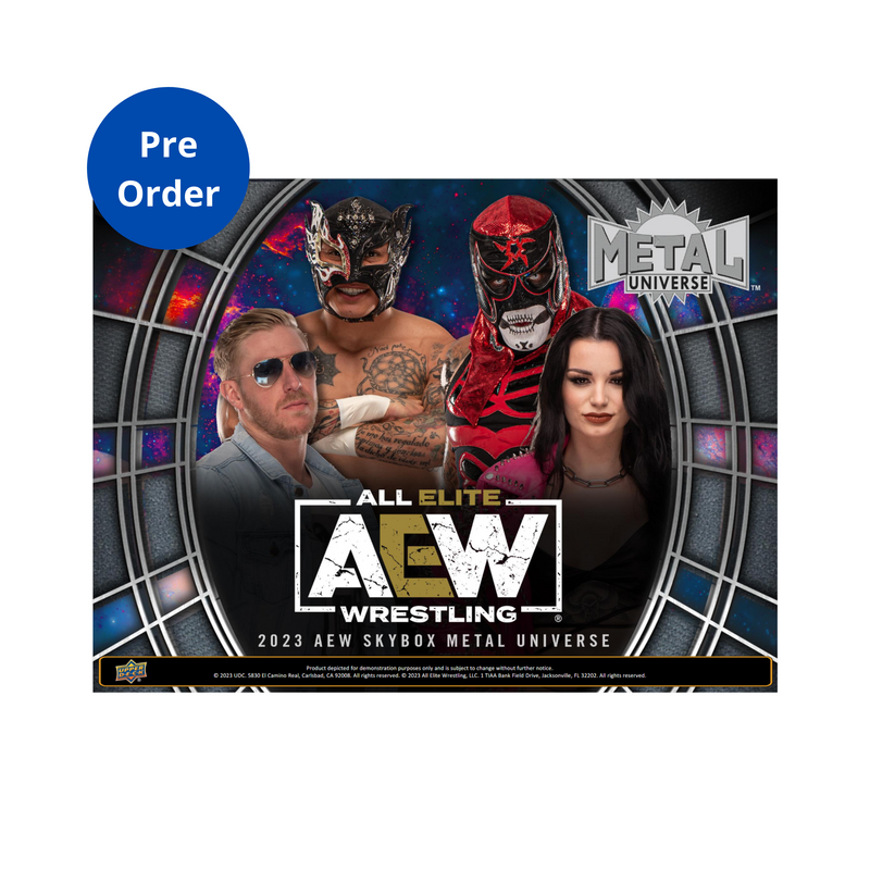 2023 Upper Deck AEW Skybox Metal Universe Hobby 16 Box Case [Contact Us To Order]