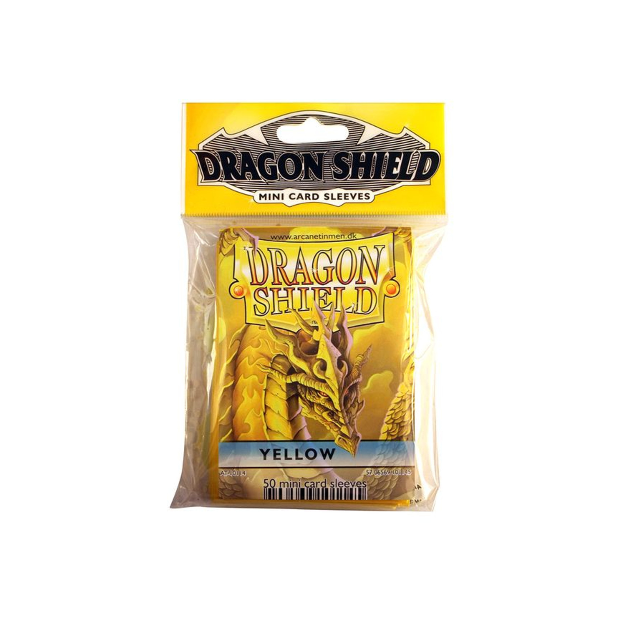 Dragon Shield - Mini (50) - Yellow Dragon Shield - Mini (50) - Yellow