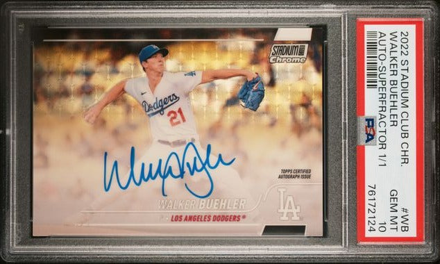 Walker Buehler Autographed Authentic Blue Los Angeles Dodgers Jersey