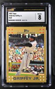 Ken Griffey Jr. 2007 Topps Gold #'d 1373/2007 CSG 8