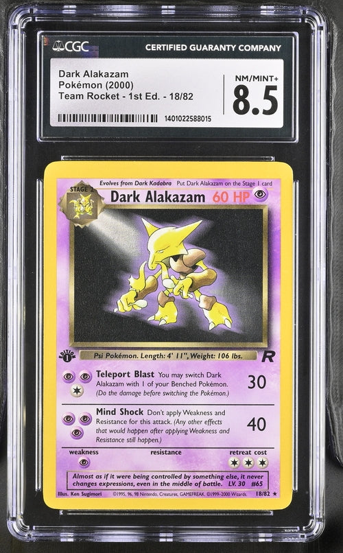 1st edition holo orders Dark Alakazam