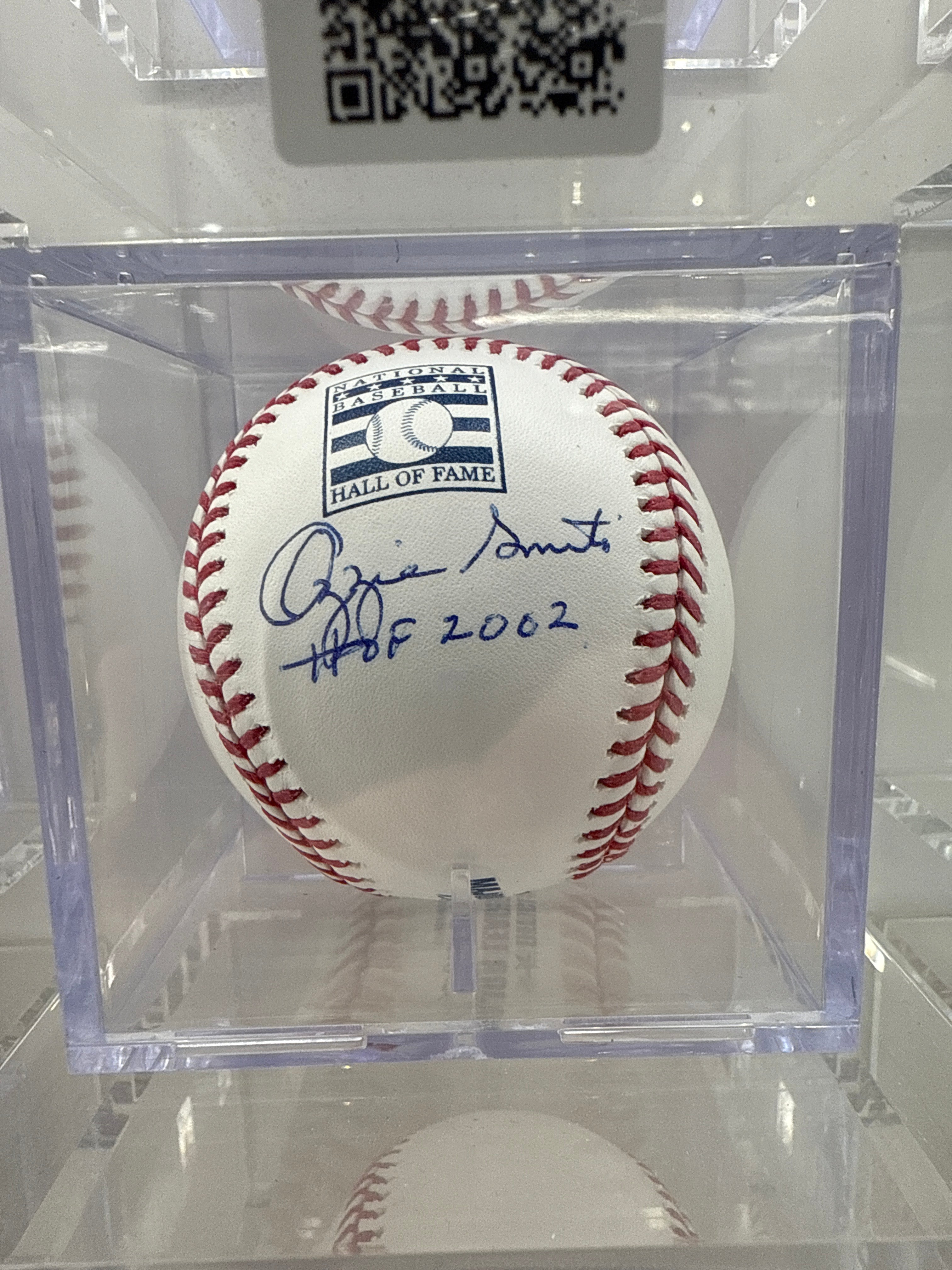 Ozzie Smith Autograph Baseball "HoF 2002" Inscription Fanatics COA