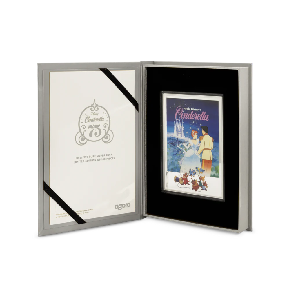 Disney Princess - Cinderella 75th Anniversary Poster Coin- New Zealand Mint