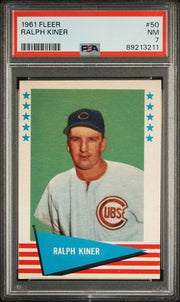 Ralph Kiner 1961 Fleer #50 PSA 7