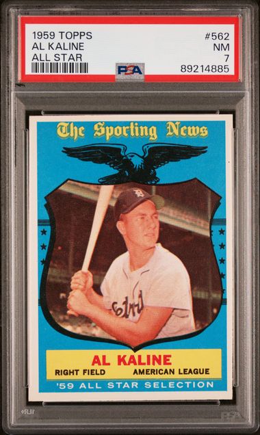 Al Kaline 1959 Topps All Star #562 PSA 7