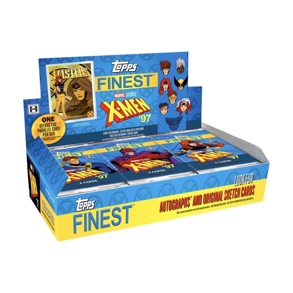 2025 Topps Finest X-Men '97 Hobby 8 Box Case