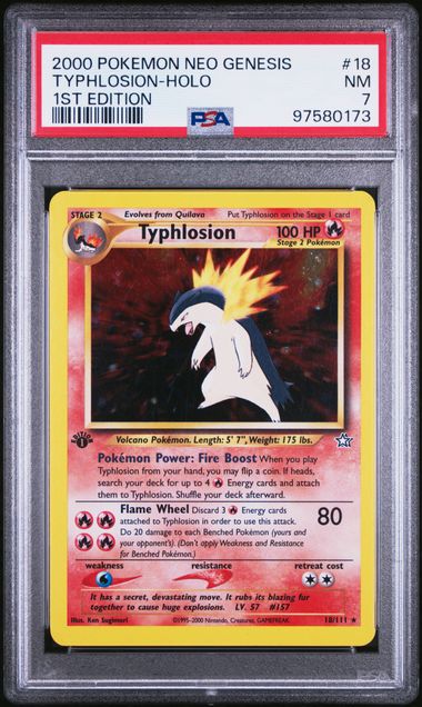 Typhlosion Holo CGC 9.5 deals Neo Premium File