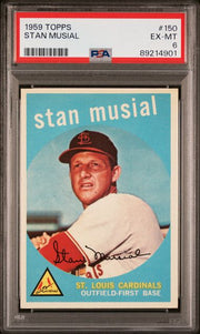 Stan Musial 1959 Topps #150 PSA 6