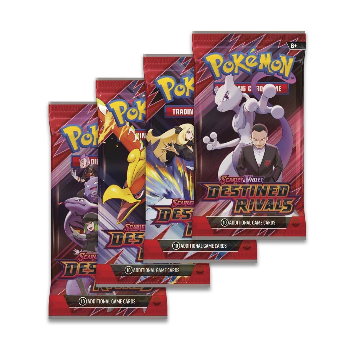 pokemon trading card game scarlet & violet 10 destined rivals Pokemon Scarlet & Violet Destined Rivals SLEEVED Booster Pack [10 Cards]