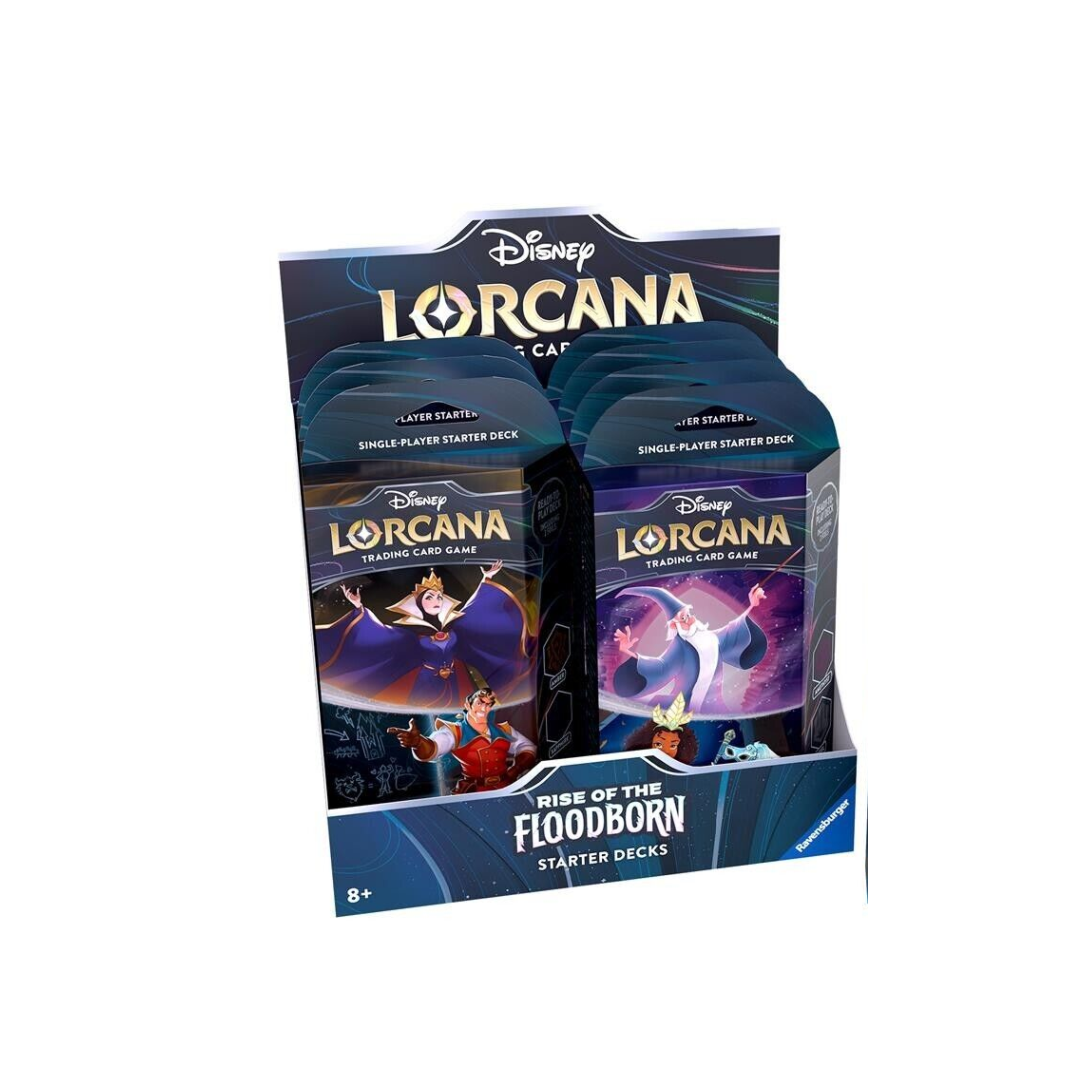 lorcana starter decks pre order Disney Lorcana Rise of the Floodborn 8 Starter Deck Display – Piece Of The  Game