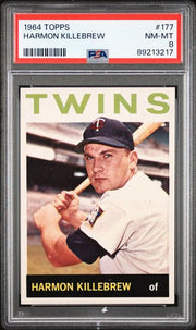 Harmon Killebrew 1964 Topps #177 PSA 8