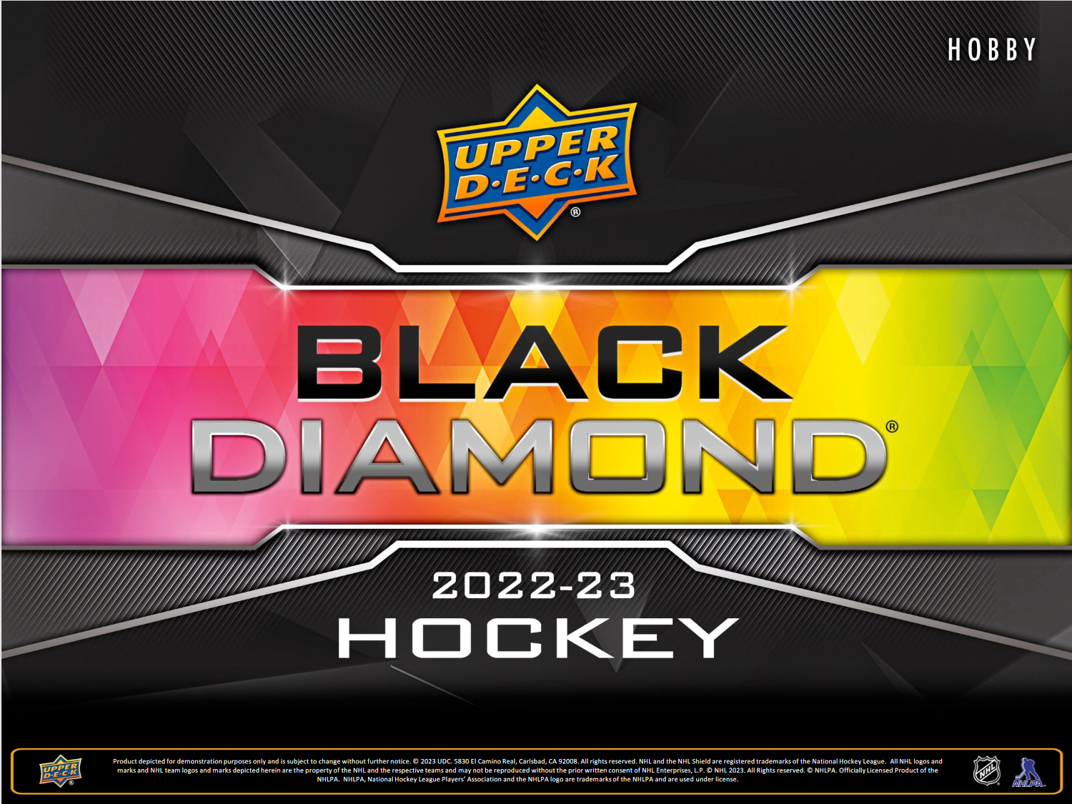 2022-23 Upper Deck Black Diamond Hockey Hobby 10 Box Case