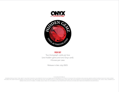 2023 Onyx Hidden Gemz Collection 4 Box Case