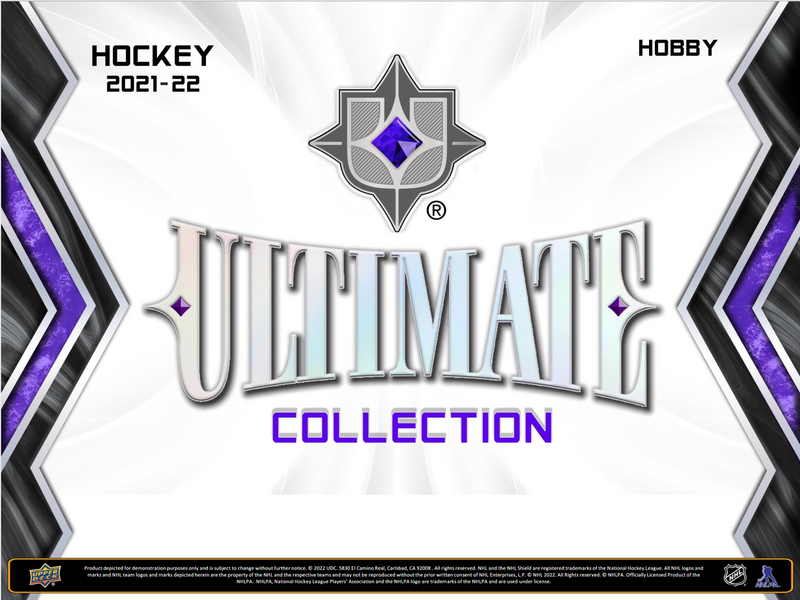 2021-22 Upper Deck Ultimate Collection Hockey Hobby 8 Box Case [Contact Us To Order]