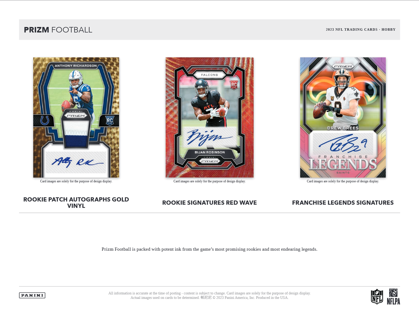 2023 Panini Prizm Football Hobby 12 Box Case