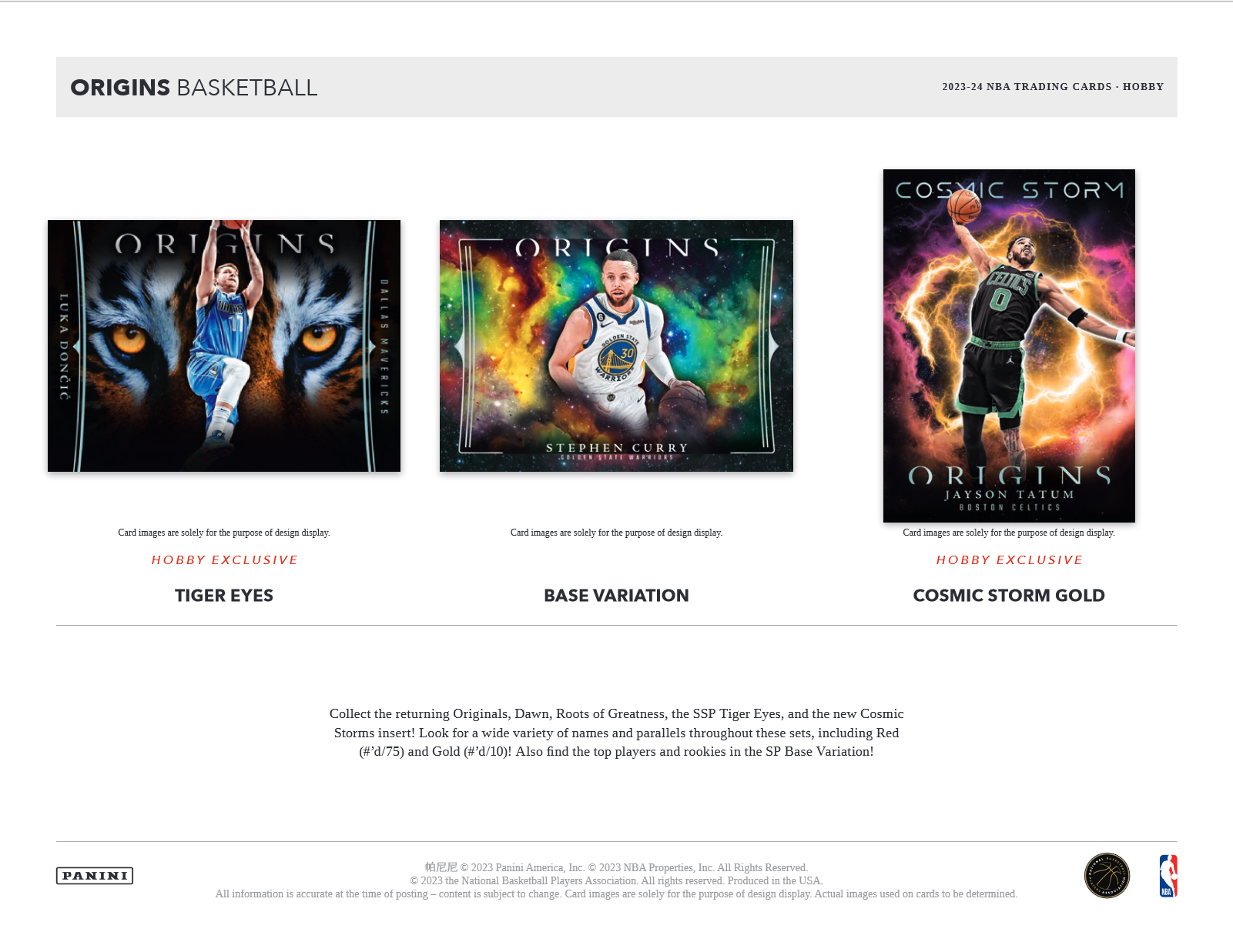 2023-24 Panini Origins Basketball Hobby Box