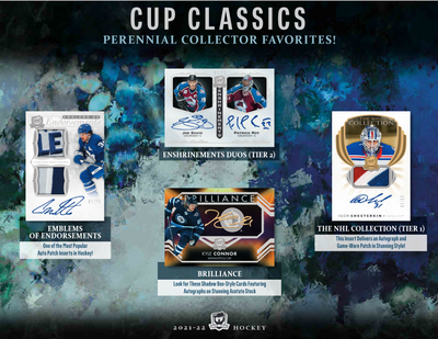2021-22 Upper Deck The Cup Hockey Hobby 3 Box Case [Contact Us To Order]