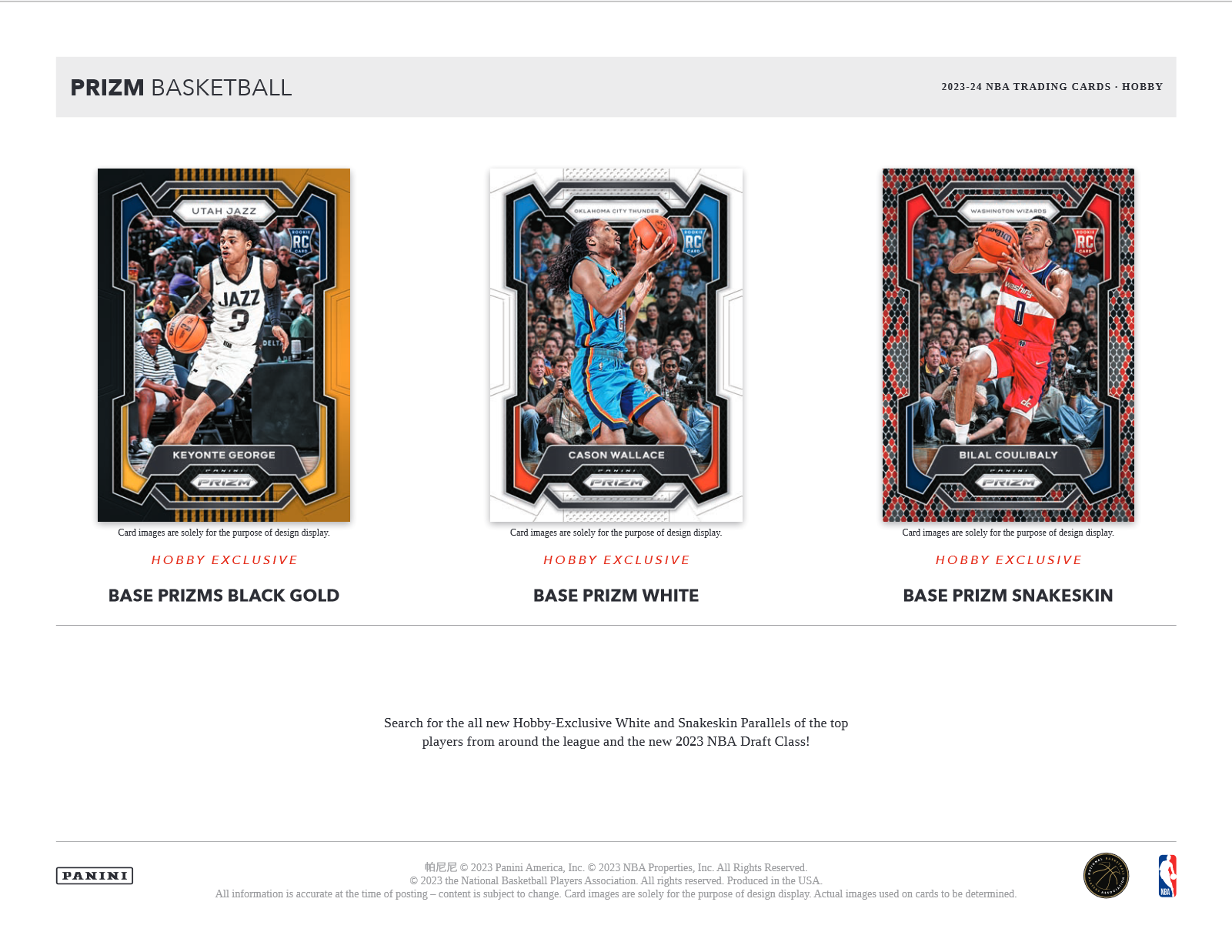 2023-24 Panini Prizm Basketball Hobby Box