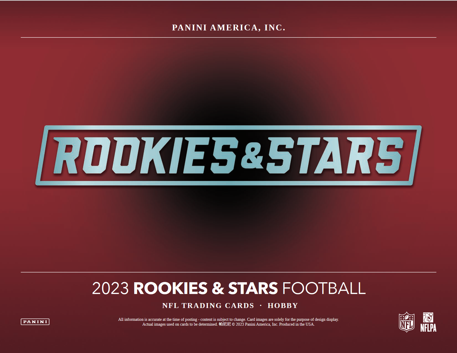 2023 Panini Rookies & Stars Football Hobby Box