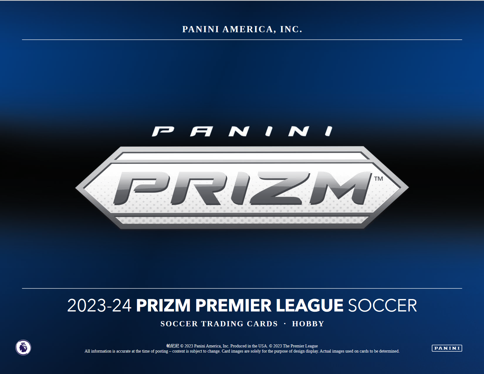 2023-24 Panini Prizm Premier League Soccer Hobby Box