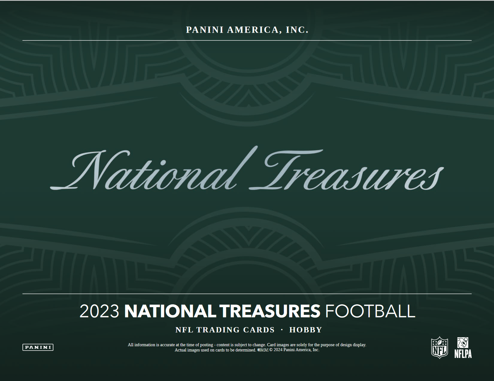 2023 Panini National Treasures Football Hobby Box