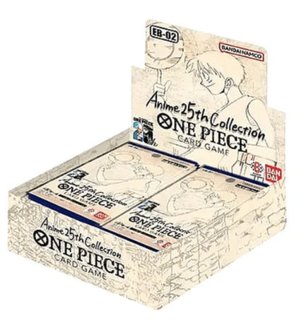 One Piece Extra Anime 25th Collection EB-02 Booster Box One Piece Extra Anime 25th Collection EB-02 Booster Box