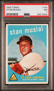 Stan Musial 1959 Topps #150 PSA 7