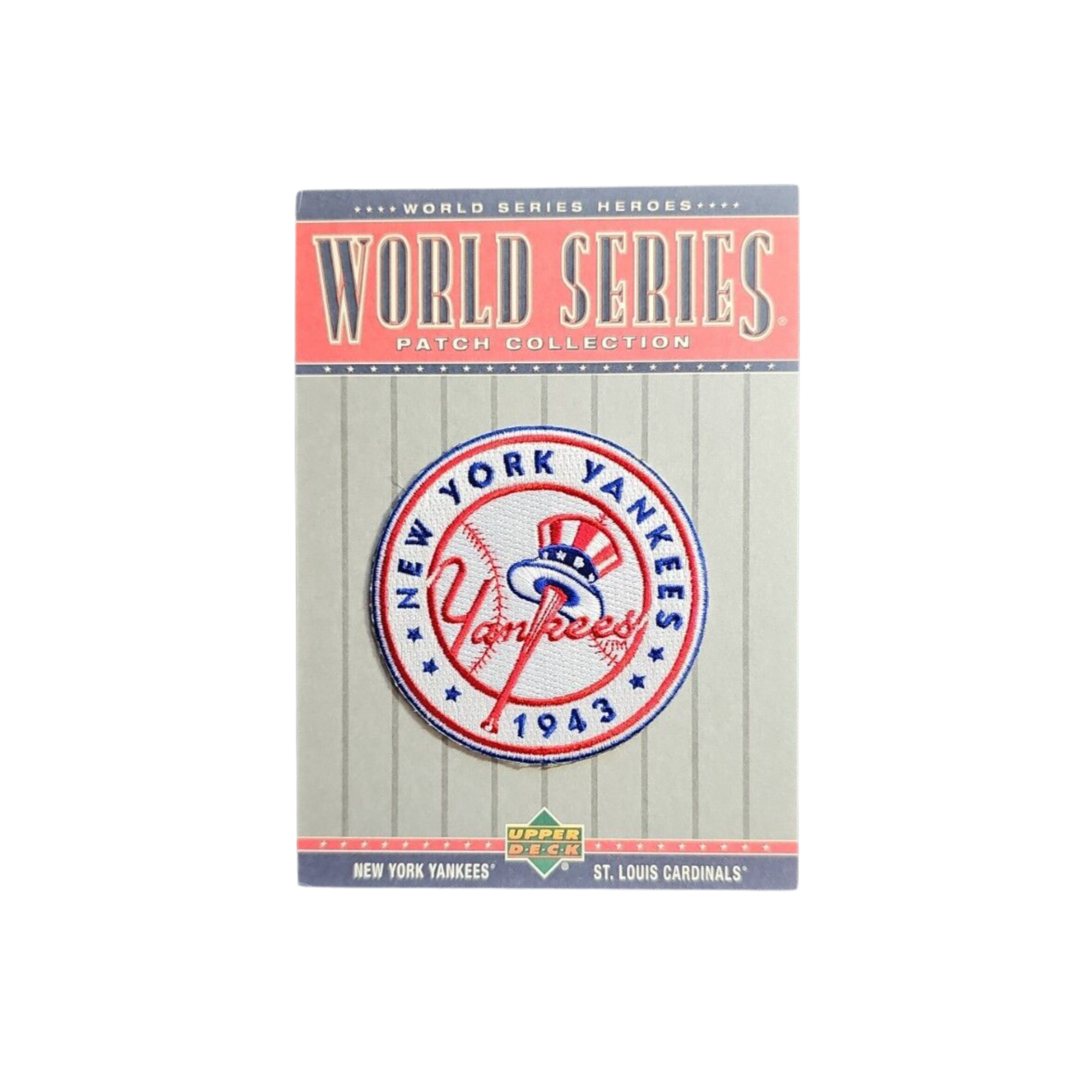 2002 Upper Deck World Series Heroes Patch Collection New York Yankees 1943