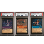 Disney Lorcana Chapter One League Promo Set Mickey, HeiHei, Yzma PSA 10