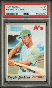 Reggie Jackson 1970 Topps #140 PSA 7