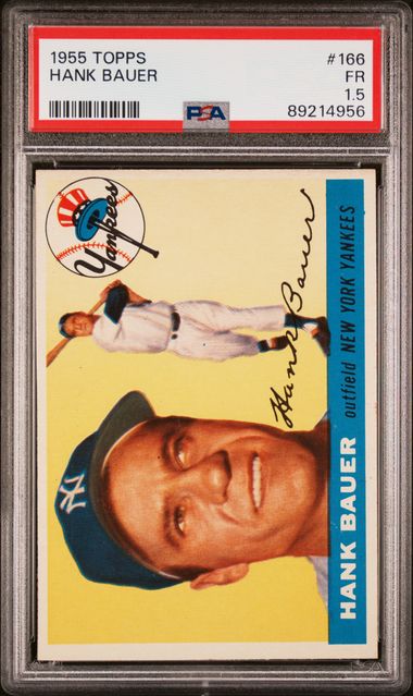 Hank Bauer 1955 Topps #166 PSA 1.5