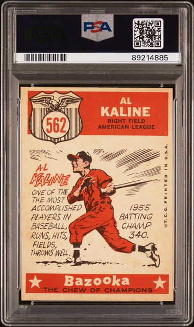 Al Kaline 1959 Topps All Star #562 PSA 7
