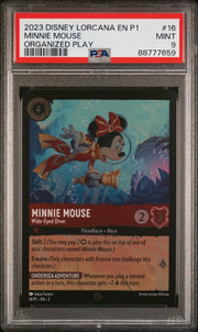 Minnie Mouse 2023 Disney Lorcana Organized Play #16 PSA 9