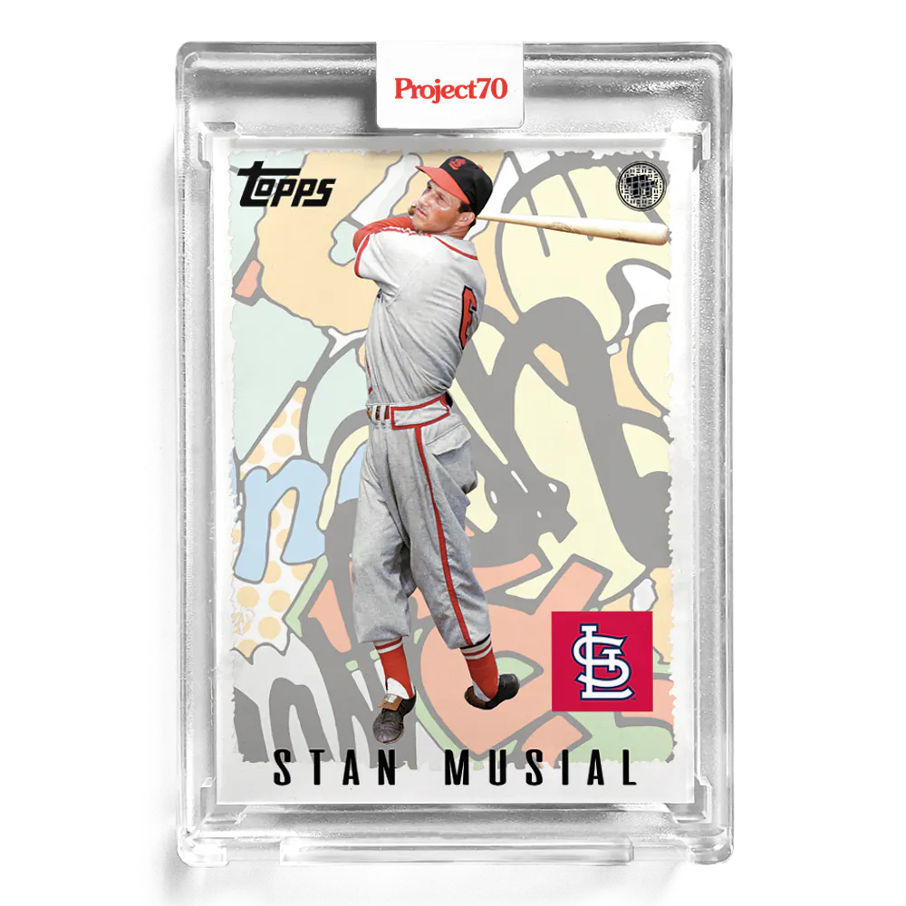 Stan Musial 2021 Topps Project70 by Toy Tokyo #50 - Print Run: 2600