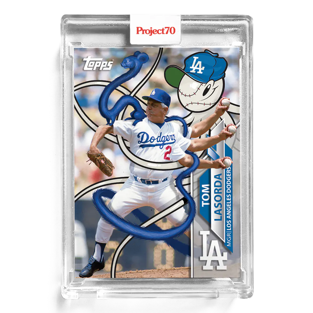 Tommy Lasorda 2021 Topps Project70 by CRAOLA #85 - Print Run: 1934