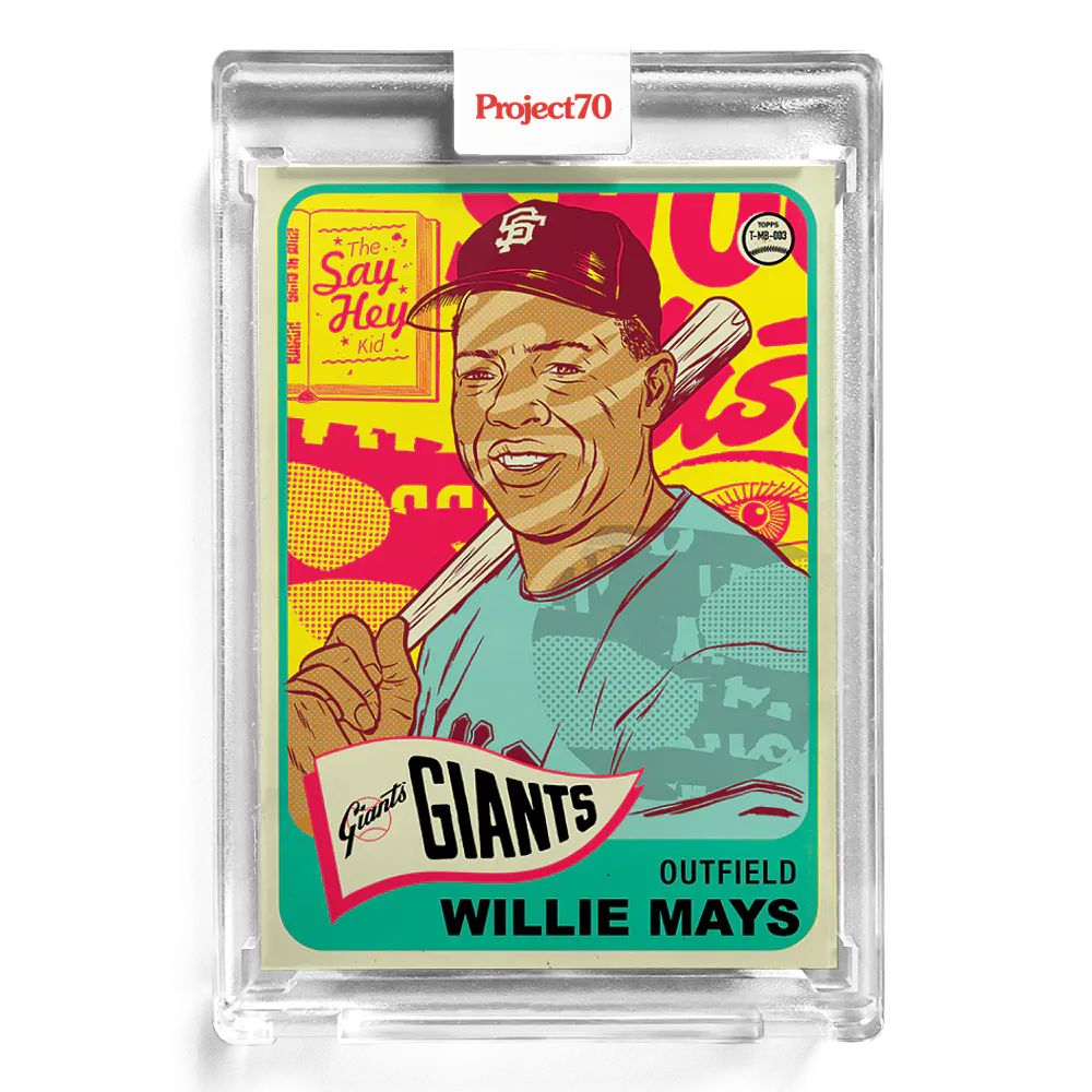 Willie Mays 2021 Topps Project70 by Morning Breath #93 - Print Run: 2192