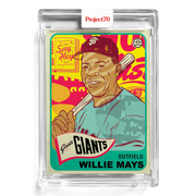 Willie Mays 2021 Topps Project70 by Morning Breath #93 - Print Run: 2192