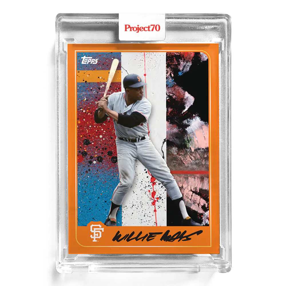 Willie Mays 2021 Topps Project70 by Futura #114 - Print Run: 2209