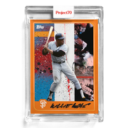 Willie Mays 2021 Topps Project70 by Futura #114 - Print Run: 2209